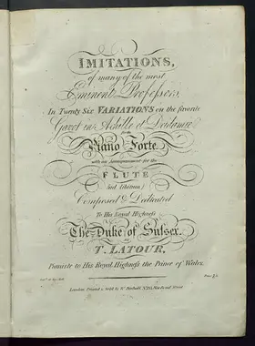 26 Variations in Imitation of Eminent Professors