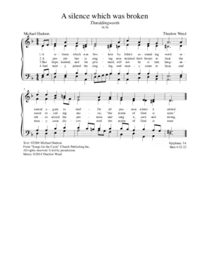 A silence which was broken