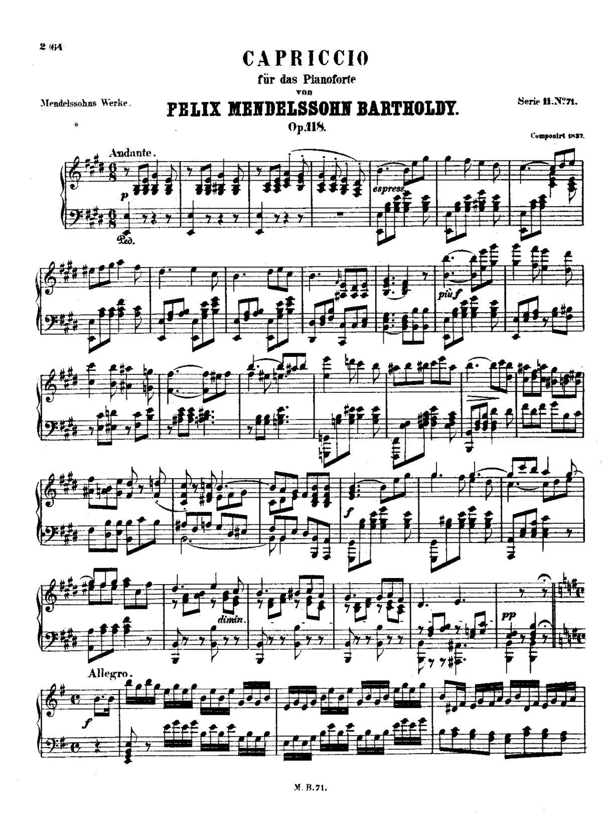 Capriccio - Page 1