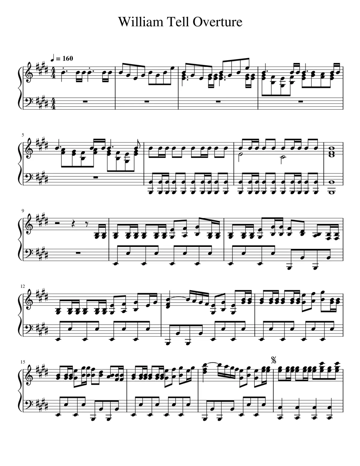 Guillaume Tell - Page 1