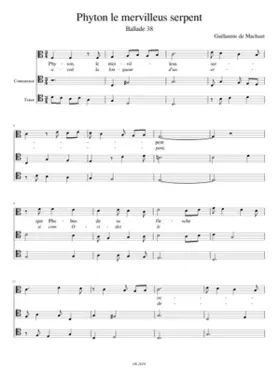 Ballade 38-Phyton le mervilleus serpent