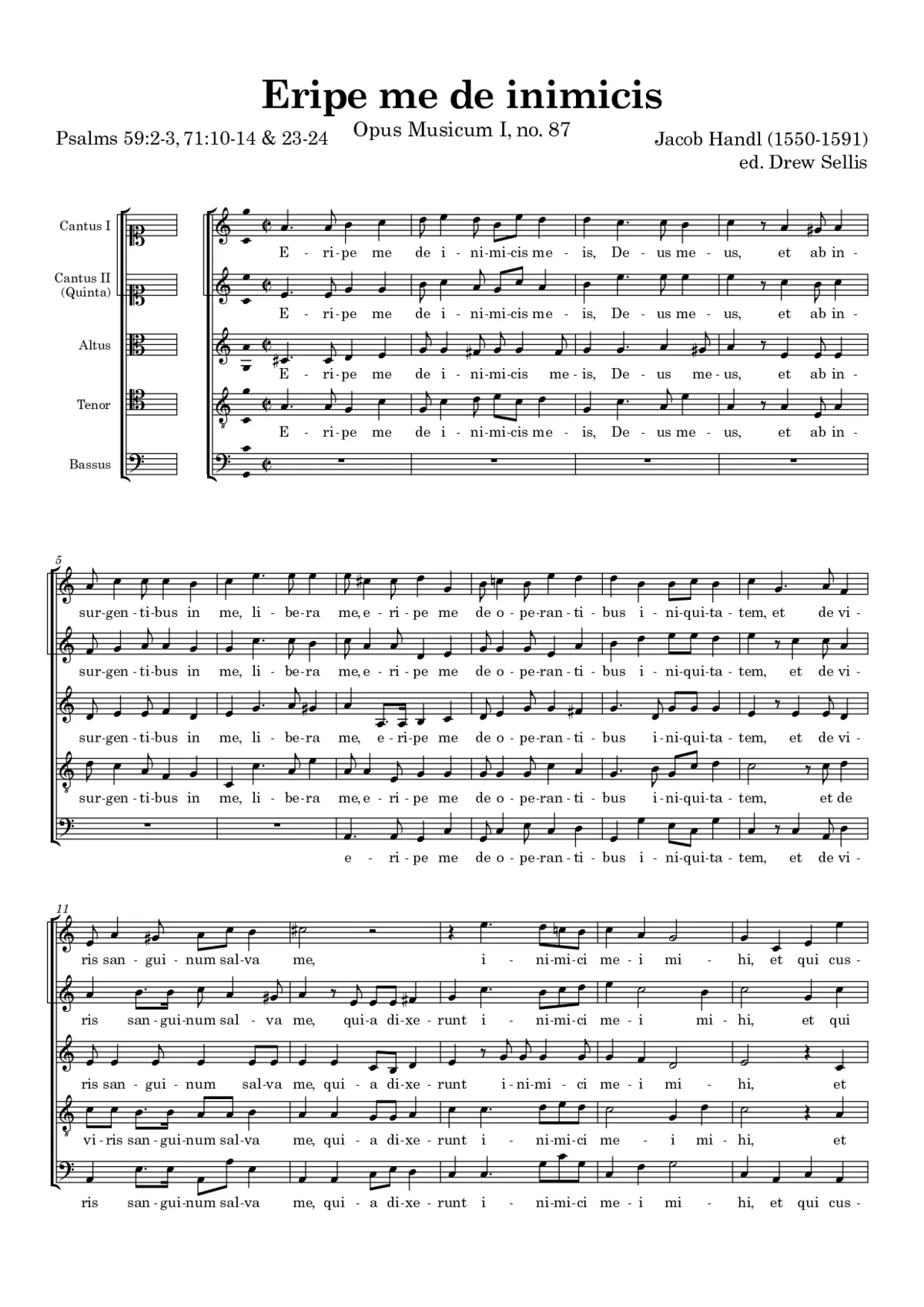 Eripe me de inimicis - Page 1
