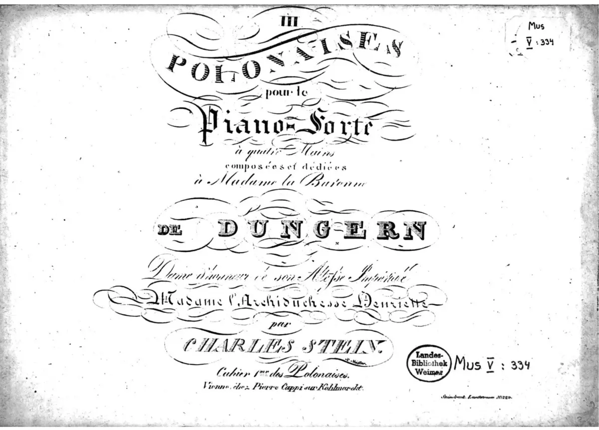 3 Polonaises for Piano 4 Hands - Page 1