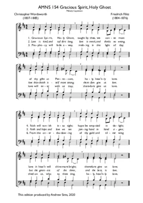 Gracious Spirit, Holy Ghost