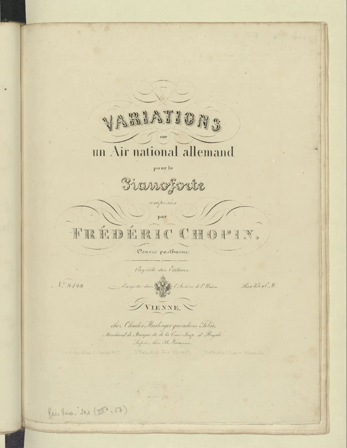 Variations sur un air national allemande - Page 1