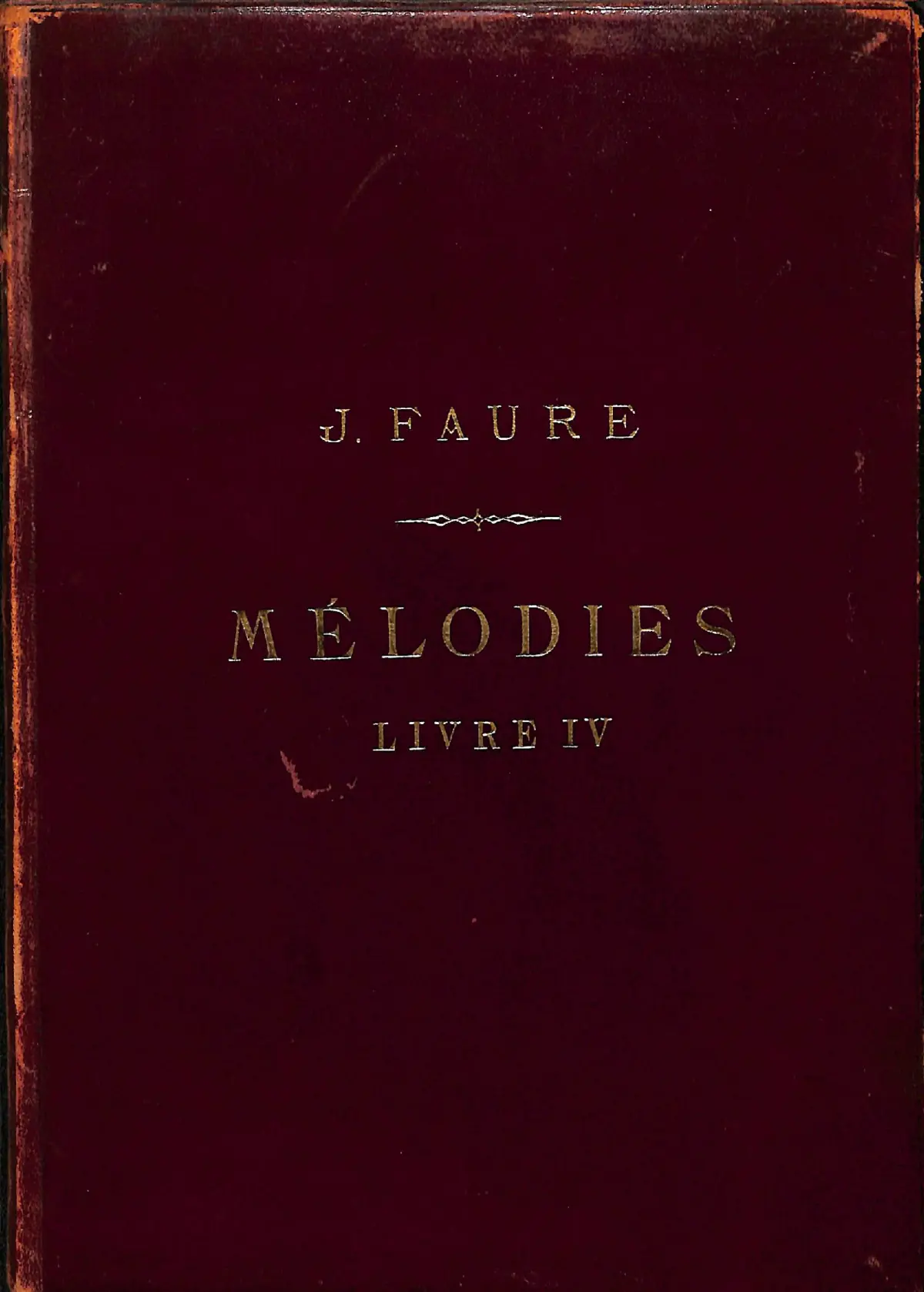 Quatrième recueil de vingt mélodies - Page 1