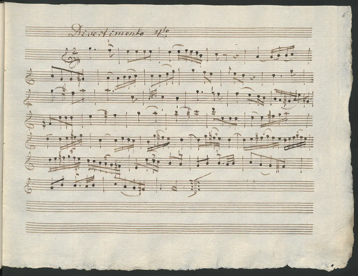 Baryton Trio in C major - Page 1
