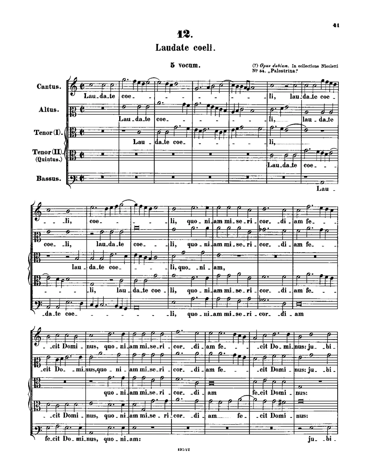 Laudate coeli - Page 1