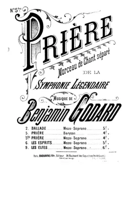 Symphonie légendaire en trois parties
