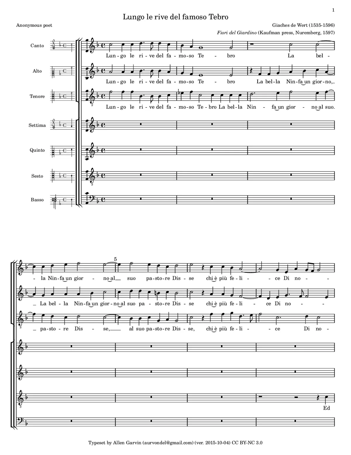 Lungo le rive del famoso Tebro - Page 1