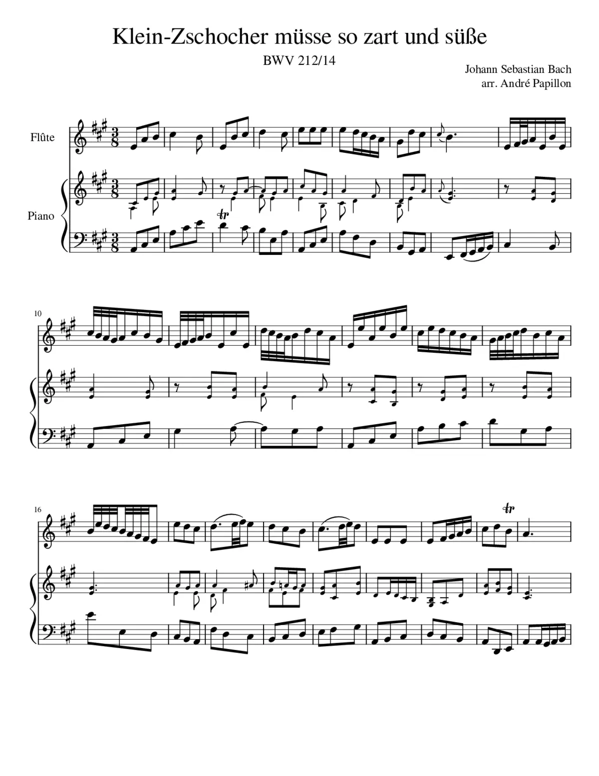 Mer hahn en neue Oberkeet BWV 212 - Page 1