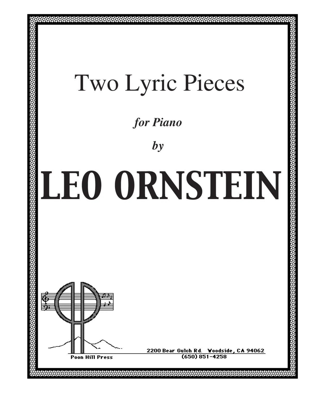Two Lyric Pieces - Page 1