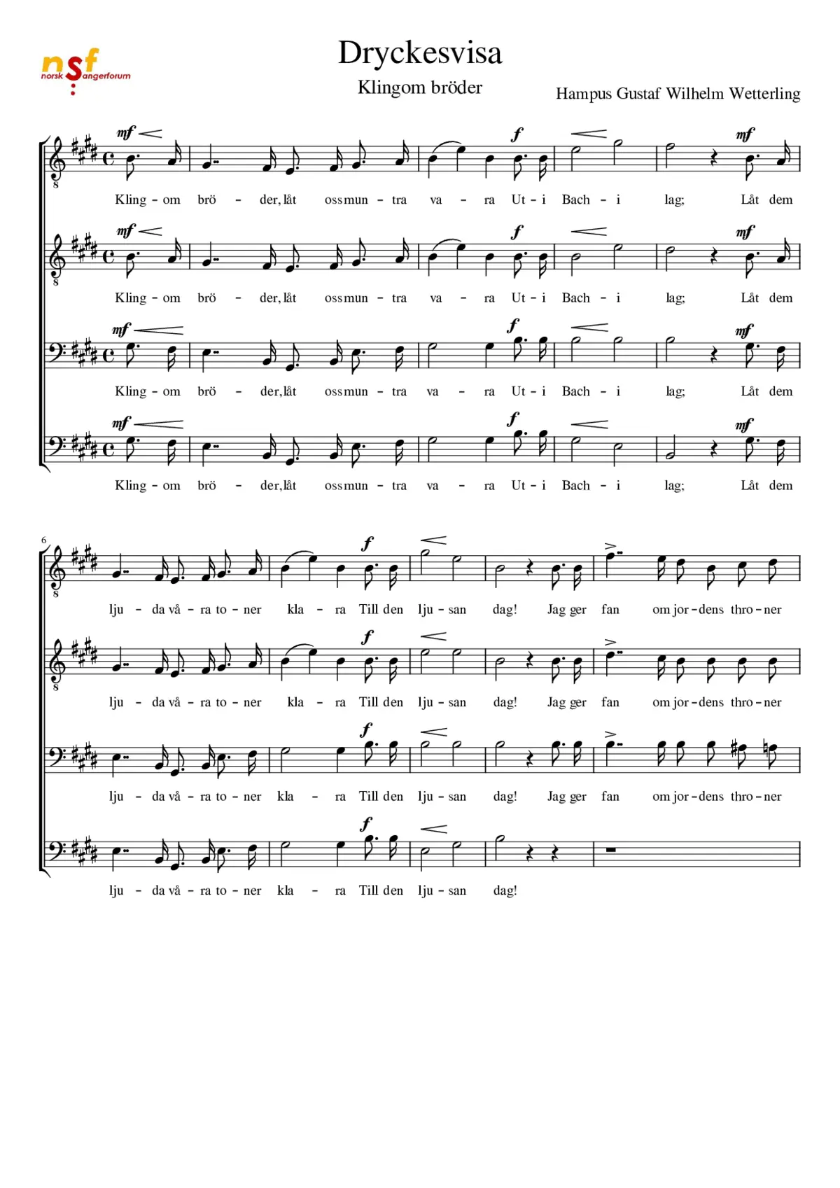 Dryckesvisa - Page 1