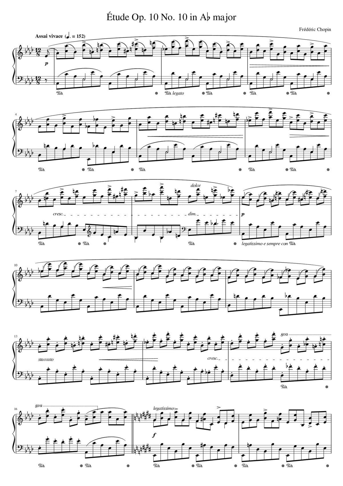 Études Op.10 - Page 1
