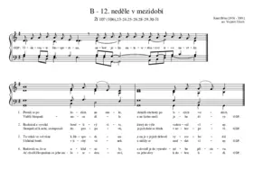 B - 12. neděle v mezidobí
