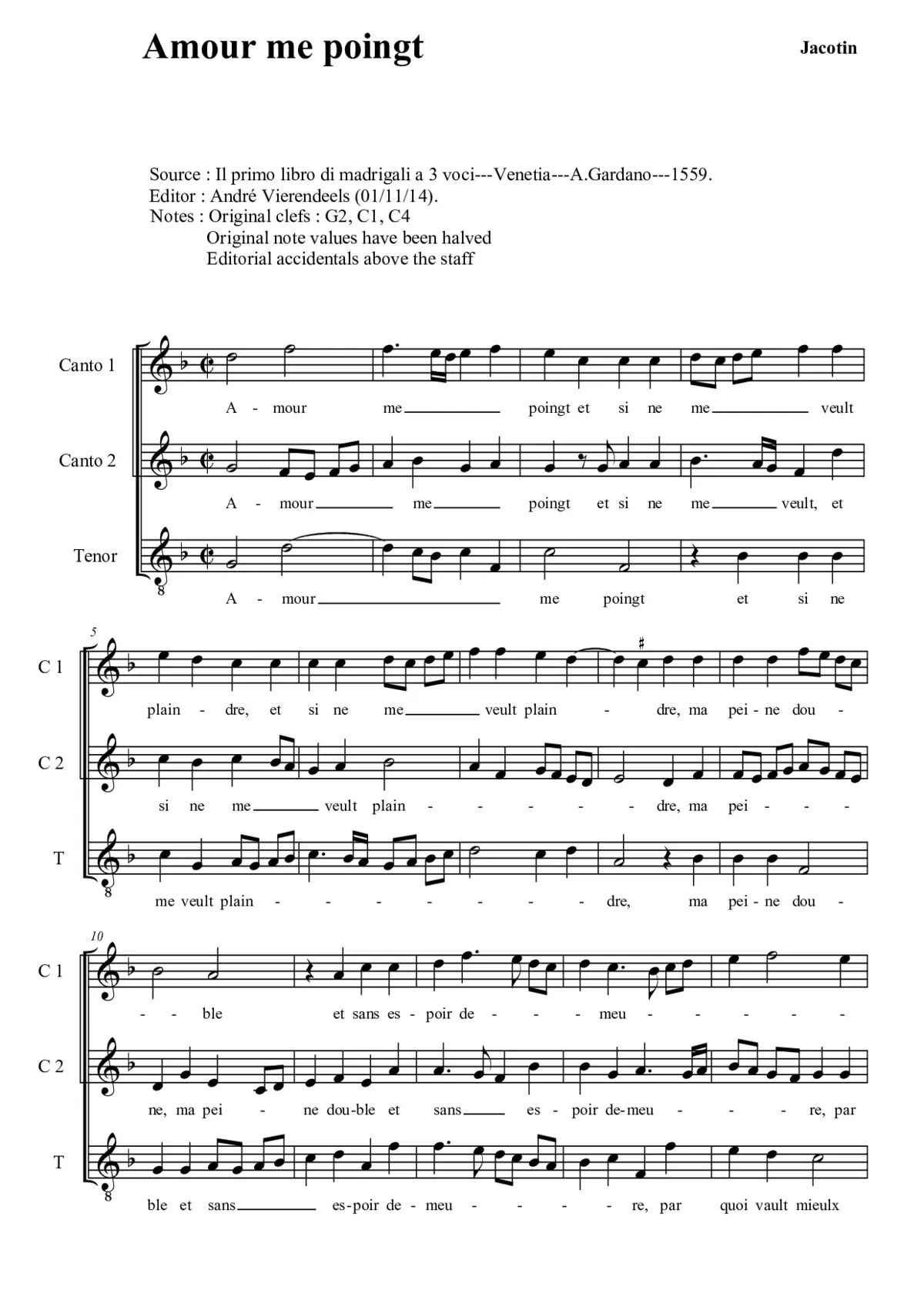 Amour me poingt - Page 1