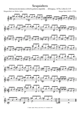 Sesquialtera, Libro I