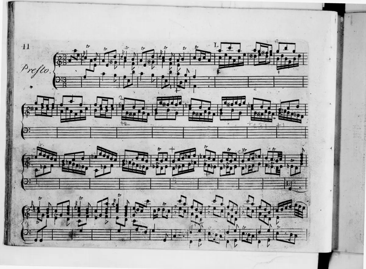 Keyboard Sonata in A minor - Page 1