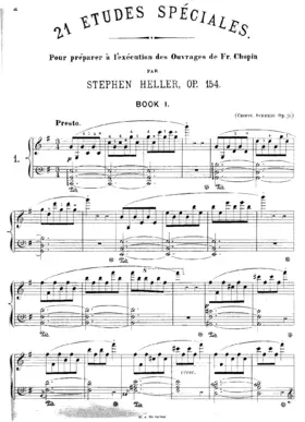 21 Études spéciales [d'après] Chopin
