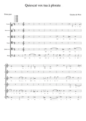 Quiescat vox tua / Revertentur filii tui