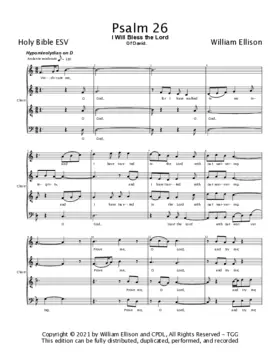 I will bless the Lord