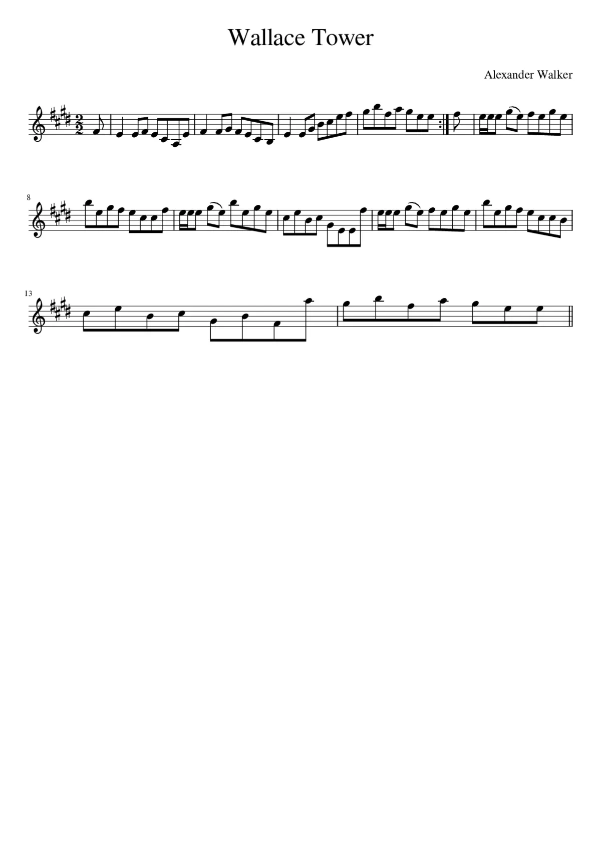 Wallace Tower - Page 1