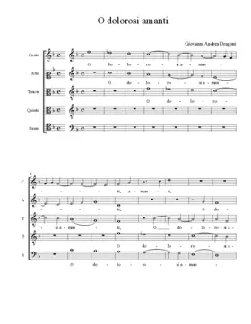 O dolorosi amanti