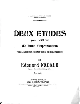 Deux Etudes