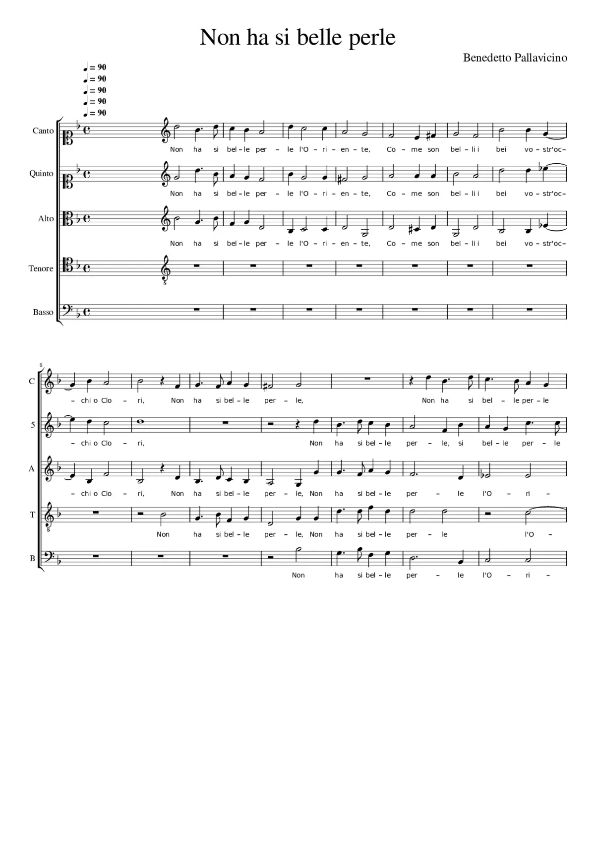 Non ha si belle perle - Page 1