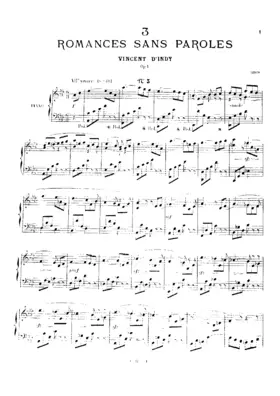 3 Romances sans Paroles