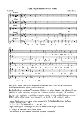 Derelinquat impius viam suam