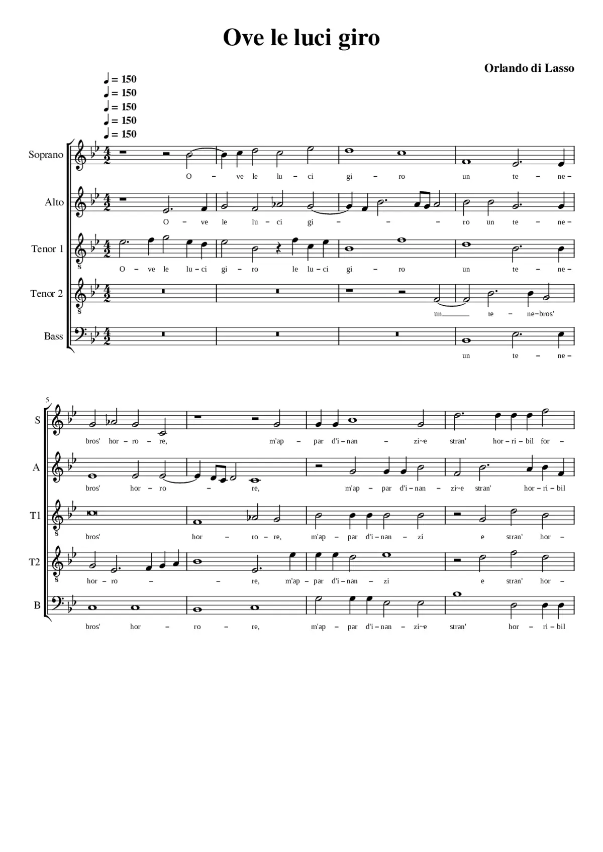 Ove le luci giro - Page 1