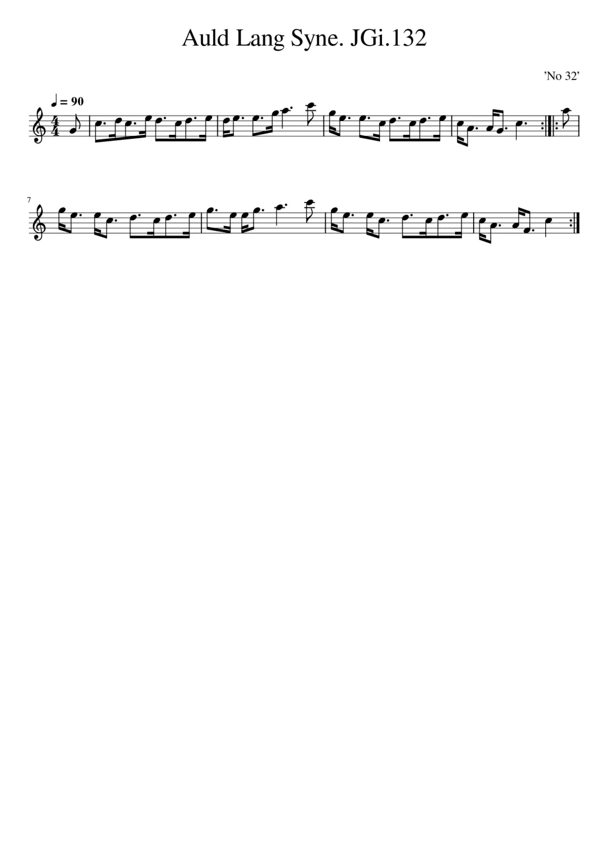 auld lang syne - Page 1