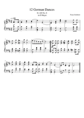 12 German Dances D.420
