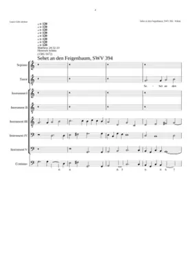 Sehet an den Feigenbaum SWV 394