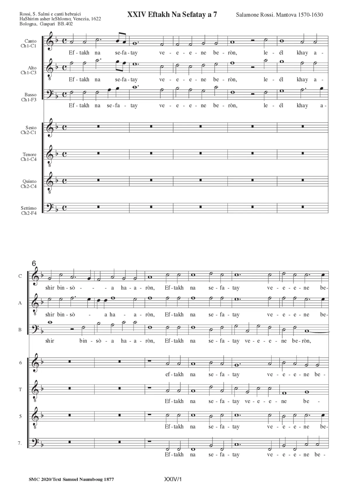 Eftakh na sefatay - Page 1