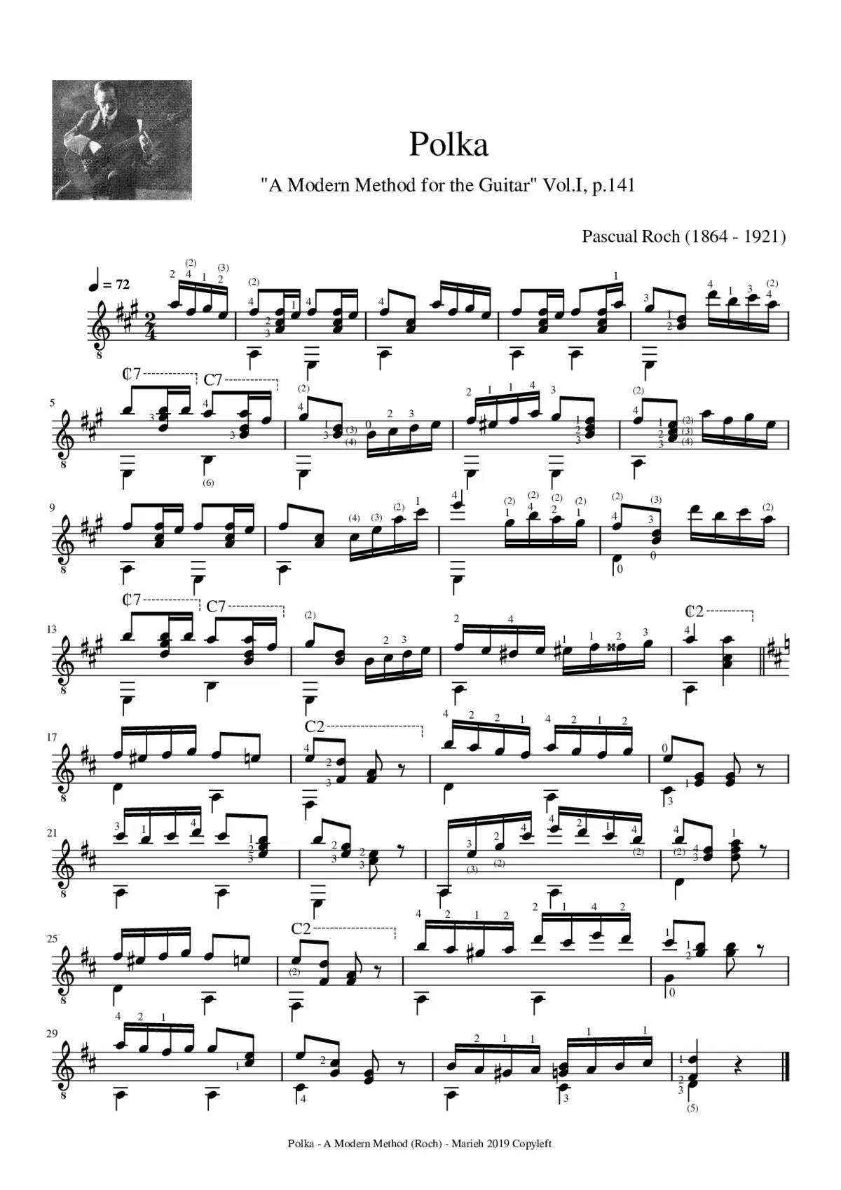 MéÂtodo moderno para guitarra - Page 1