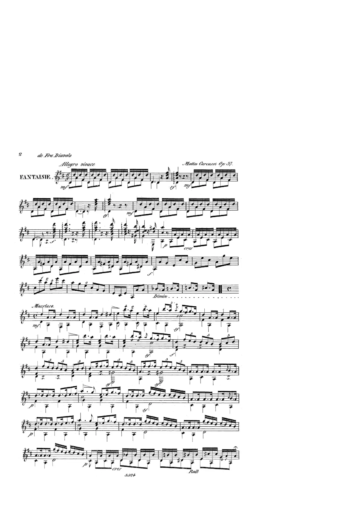 Fantaisie sur l'opera 'Fra Diavolo' - Page 1