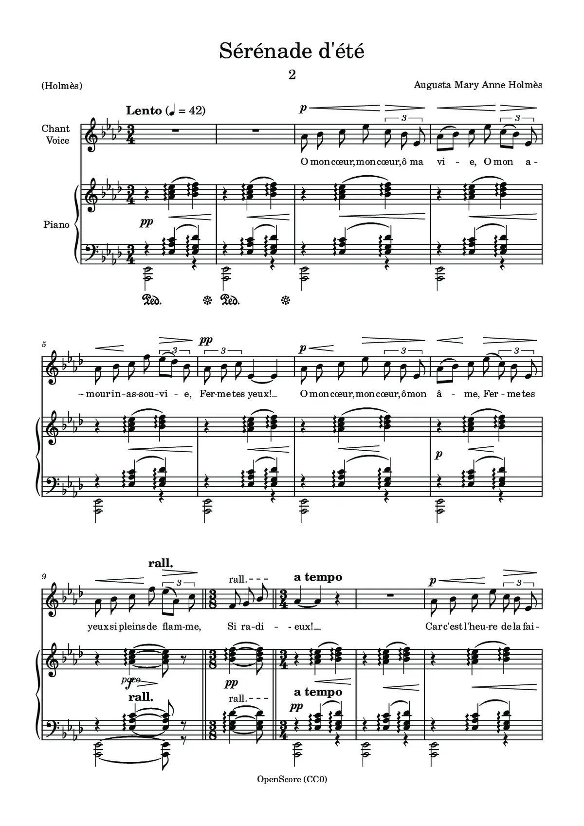Sérénade d’été - Page 1