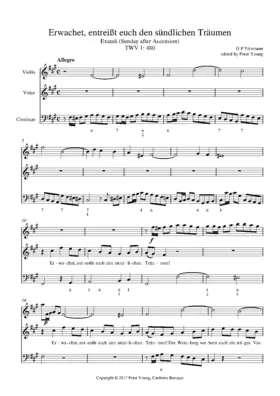 Erwachet, entreißt euch den sündlichen Träumen