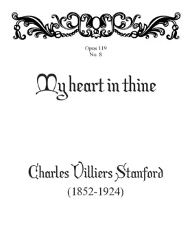 My heart in thine
