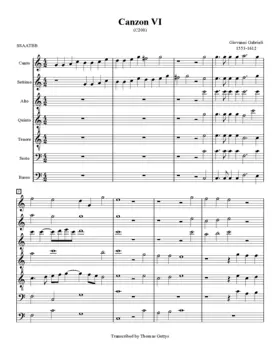 Canzon VI a 7