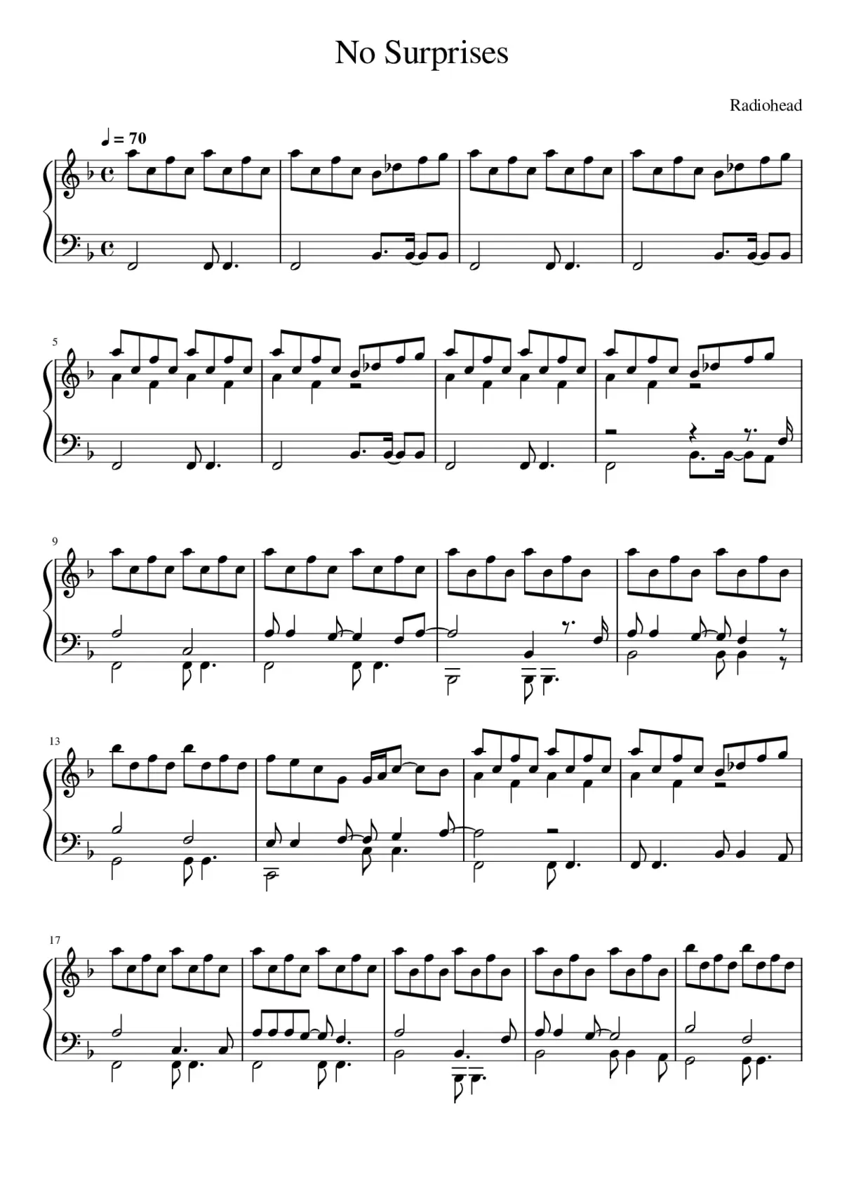 no surprises - Page 1