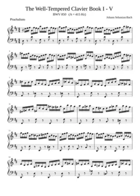 Prelude and Fugue in D major BWV 850