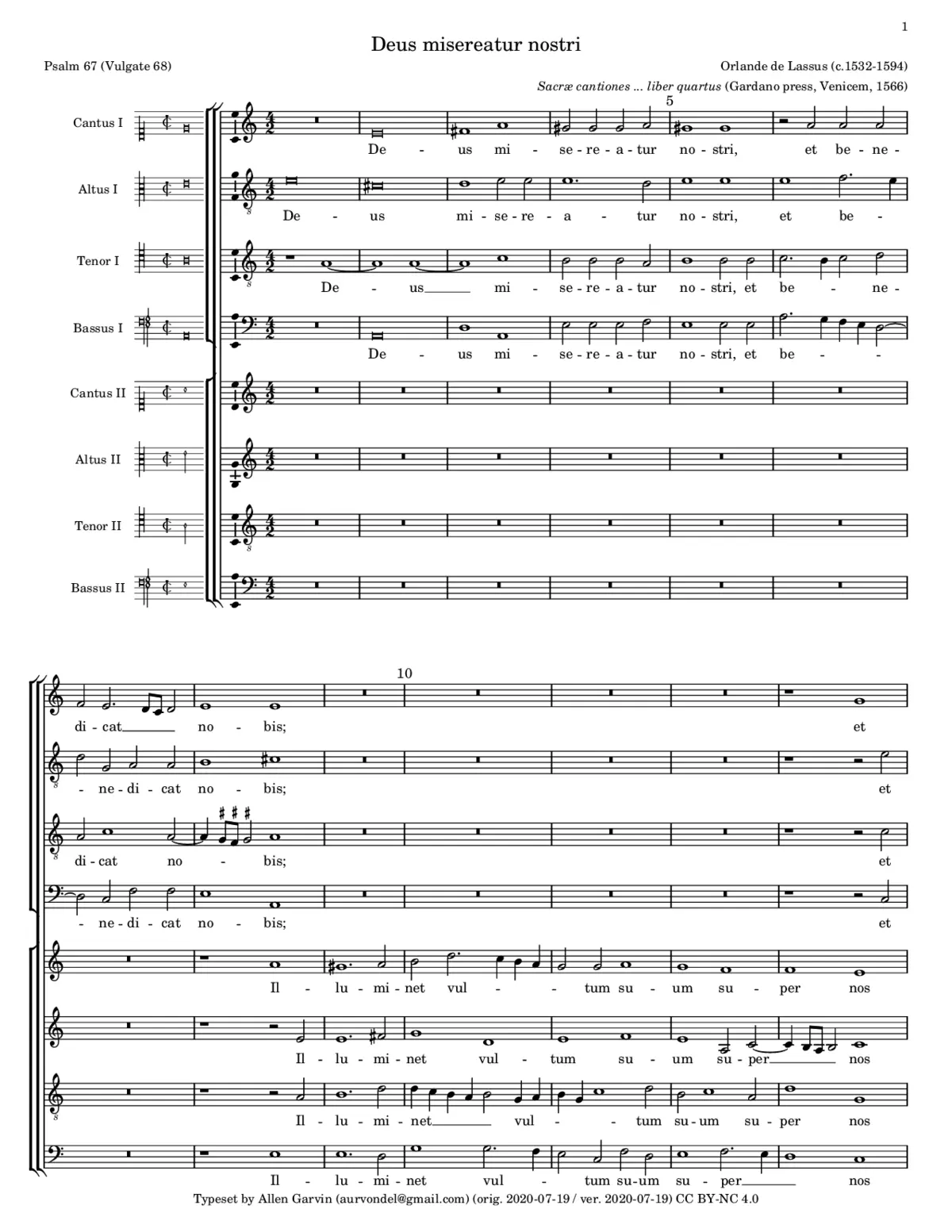 Deus misereatur nostri - Page 1
