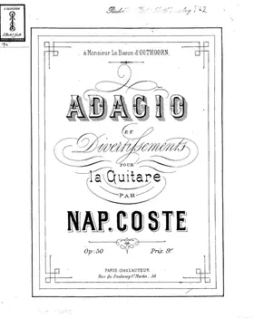 Adagio et Divertissements, Op.50