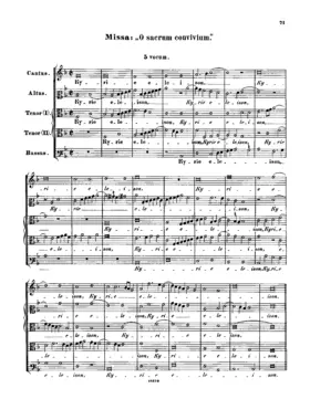 Missa O sacrum convivium