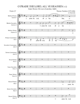 O praise the Lord a 12
