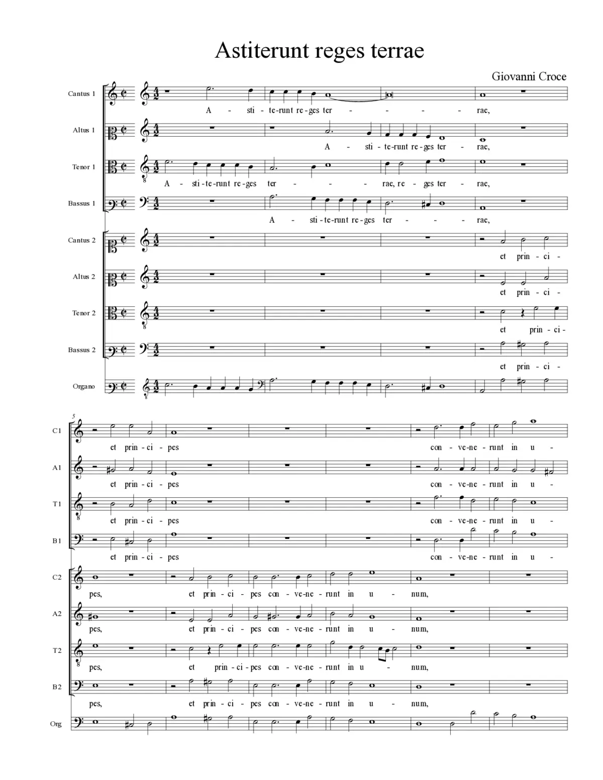 Astiterunt reges terrae - Page 1