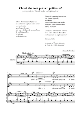 Chissà che cosa pensa il pettirosso